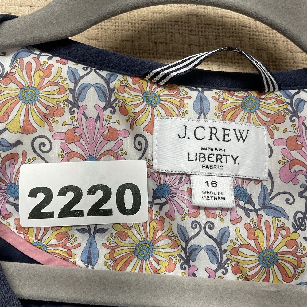 J CREW LIBERTY Quilted Puffer Jacket In Floral Print with PrimaLoft Size‎ 16 - Picture 3 of 10